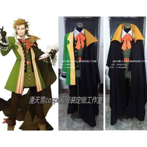2017 Fate Grand order William Shakespeare Cosplay Costume Customized