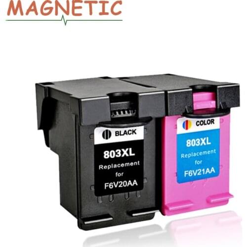 2PK Magnetic Compatible ink cartridge for HP803 803 for HP Deskjet 1112 2132 1111 2131 printer ink cartridges