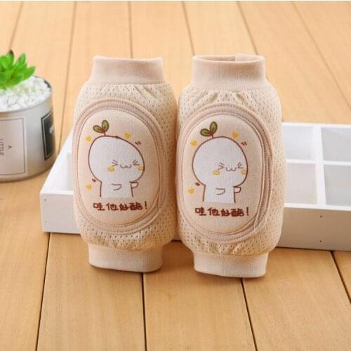 4 Pairs/Lot Kids Crawling Elbow Infants Toddlers Non Slip Kneepad Cartoon Pig Knee Pads Protector Leg Warmer Kneecap Support