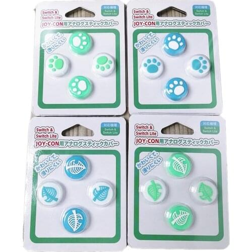 4pcs Paw Claw Cute Thumb Grip Case Analog Stick Caps For nintendo Switch NS Lite Cover Protector for nintend switch accessories
