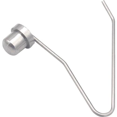 5PCS Stainless steel solid head springs snap button clips pin for hula hoop