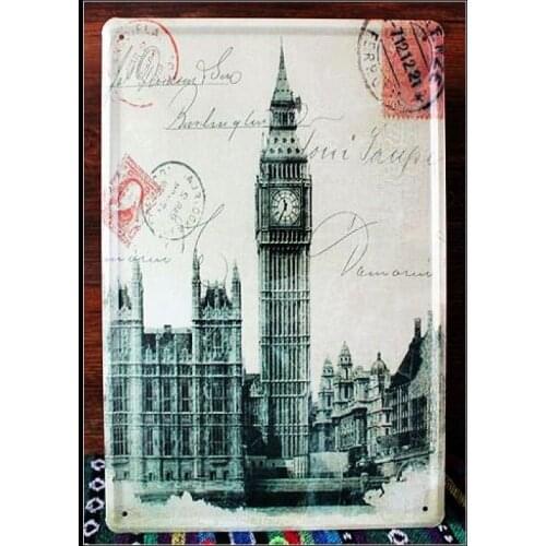 50pcs/lot Metal Sign shabby chic HOT Cheap Retro Tin sign Vintage Antique Metal Painting Home Bedroom Club Bar Iron Wall Decorat