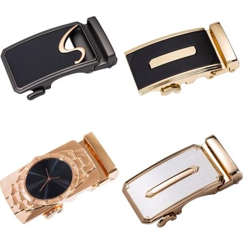 Automatic Belts Buckle 3.5cm Ratchet Slide Buckle Belt Head Replacement Automatic Belt Buckle Automatic Belt Accessories DiBanGu
