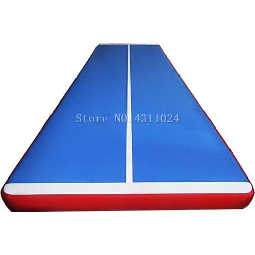 Free Shipping Top Quality Blue 10x1x0.2m Pink Inflatable Air Track Inflatable Tumble Track Inflatable AirTrack For Sale