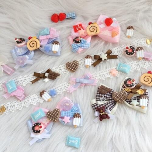 Sweet Lolita Side Clip Hair Clip Candy Lolita Headdress Japanese Style Hair Accessory
