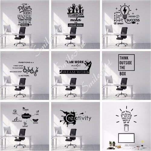 Fun Plan To Work Decorative Sticker Waterproof Home Decor For Home Decor Living Room Bedroom Waterproof Wall Art Decal