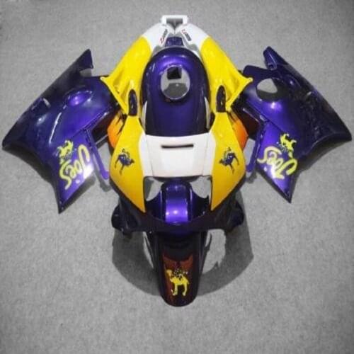 For Honda CBR600F2 1991-1994 ABS Motorcycle Parts CBR 600 F2 91-94 CBR600 F2 purple yellow white Motorbike Fairing Body Kit