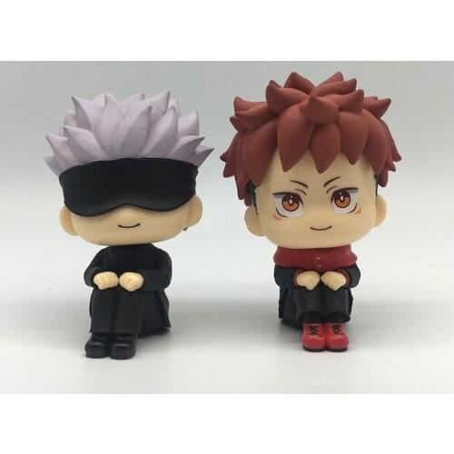 Jujutsu Kaisen Action Figure Q Version Ornaments Gojo Satoru Itadori Yuji Model Toys 9cm