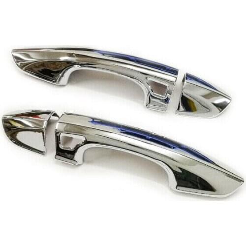 Chrome Exterior Door Handle Cover 4 Pcs Set For Ford Mustang 2015-2019