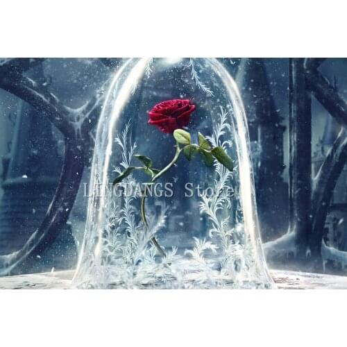 Disney 5D DIY Diamond Painting Landscape Castle Rose Beauty And The Beast Diamond Mosaic Embroidery Cross Stitch Home Decor Gift