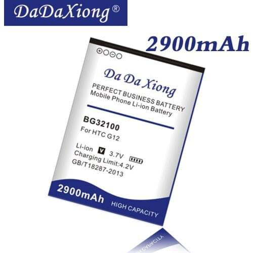 Da Da Xiong 2900mAh BG32100 Li-ion Phone Battery for HTC G11 G12 G15 A7272 A9393 T8698 Incredible S PG32130 S710D S710E Battery