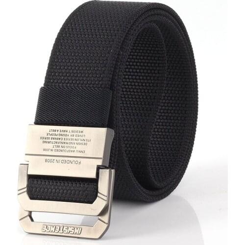 Nylon Mans CanVas Belt Automatic Leisure Belt Students Fashion Belt