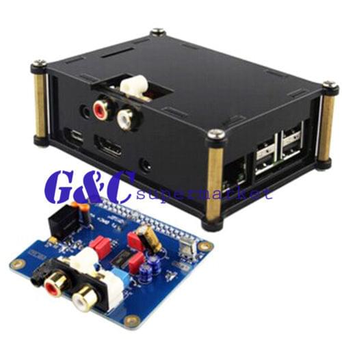 New Acrylic Case for Raspberry Pi 2 B / B+ I2S Interface HIFI DAC+ Audio Card