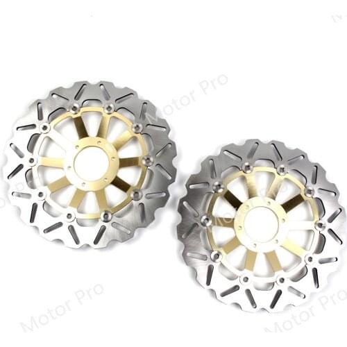 2PCS CNC Floating Disk Brake Disc Front Rotor for Honda 1989 1990 CB1 400 / 1997-2000 CB 400 FOUR / 2005 CB 400 SB / CB400SF