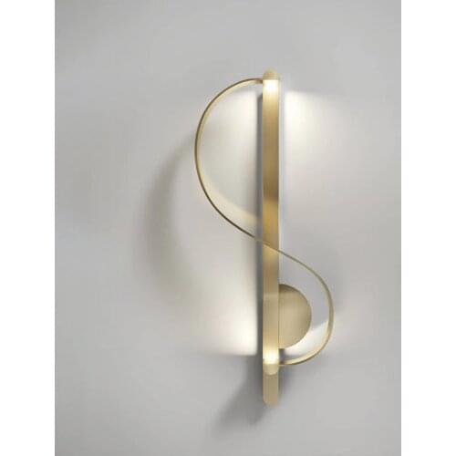 Modern LED Wall Lamps Gold Home Decoration Living Room Hallway Bedroom Light Fixutre Wall Mount Lights Bedroom Bedside Lighting