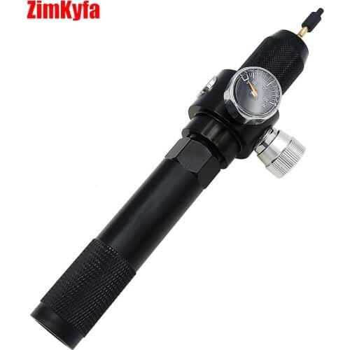 Airsoft 12g CO2 Adjustable Quick Charger Portable Refill Adapter 0-200psi