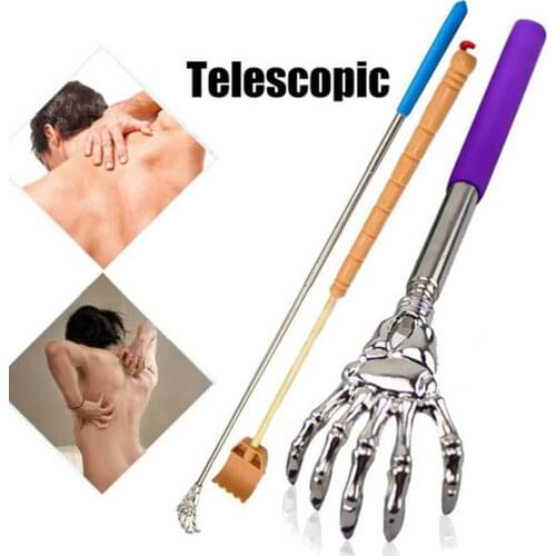 1pcTelescopic Stainless Steel Claw Massager For Back Massage Promotion Tools For Blood Circulation Relax Health Scratcher Tool
