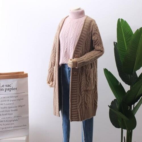 Women Sweaters And Cotton Direct Selling Poncho 2018 Spring New Pattern Flowers Sweater Cardigan Long V Knitting Loose Tide