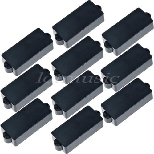 10Pcs Bass Pickup Cover Plastic for Precision PB Bass Replacement No Hole 5.8cm