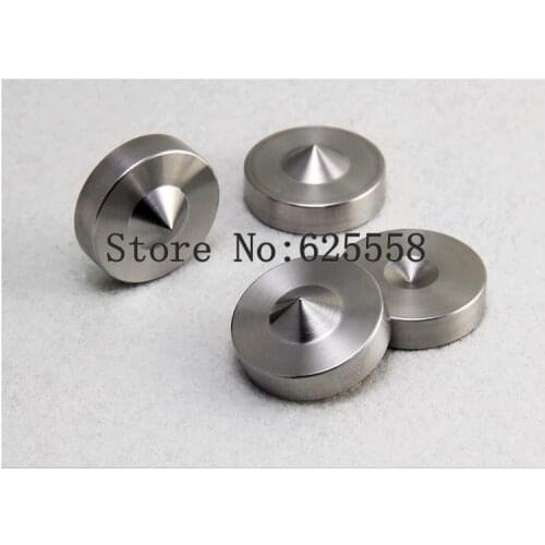 2Pair Stainless steel shock spikes bookshelf speaker box decoder shock pre-amp tube amp machine feet Amp cone speaker pad
