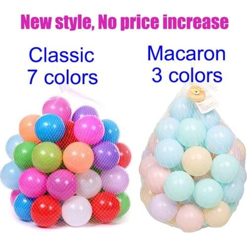200PCS Ocean Ball Plastic Balls Toys Water Ocean Wave Balls Pool Baby Swim Pit Toys Outdoor Sport Air Ball diameter 5.5cm