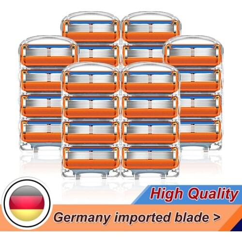 Razor Blades Shaving Cassettes For Gillette Fusion 5 Face Shaver Case For Men Replacemet Razor Heads Set Shave Blades For Beard