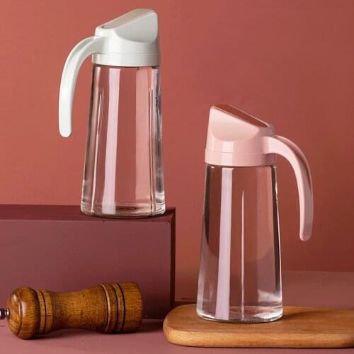 Cooking Seasoning Oil Bottle Glass Oil Storage Bottle Vinegar Dispenser Leak-proof Oil Vinegar Bottle Kitchen Accessories