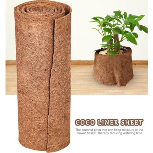 Coco Liner Coconut Mat Sheet Coconut Palm Mat Cuttable Floor Mat Door Mat Flowerpot Reptile Mat Gardening Baskets Flowerpot Mat