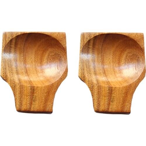 2 Pcs Wood Spoon Rest,Kitchen Wooden Spoon Holder for Stovetop for Spatulas, Spoons, Tongs & More