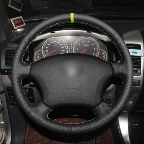 DIY Anti-Slip Wear-Resistant Steering Wheel Cover For Toyota Tacoma 4Runner Hilux Highlander Sequoia Car Interior Decoration