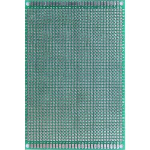 Glyduino 8*12 CM One-side Spray Tin Plate Universal Experiment Boards PCB Circuit Plate Hole Plate for Arduino