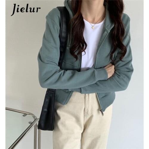 Женские короткие толстовки Jielur China At AliExpress