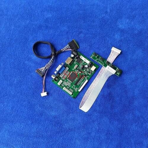 DIY Kit laptop AV VGA HDMI-compatible 1366*768 LCD display controller drive board For BT140GW01/BT140GW02 WLED 60Hz LVDS 40-Pin
