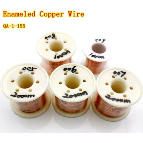 0.05mm 0.06mm 2000m Copper Wire Polyurethane Enameled Wire Qa-1-155 0.05 Mm X 2000 Meters/pc 0.06 Mm X 2000 Meters/pc