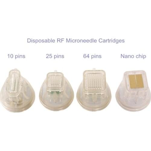 RF Microneedle Fraction Available from Microneedle RF Fraction Machine Insulation 10 Needles 25 Pins 64 Pins Nanochip Needles