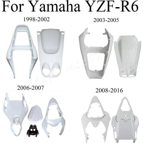 Unpainted Rear Tail ABS Fairing For Yamaha YZF-R6 1998-2016 1999-2004 2005 2006 2007 2008 2009 2010 2011 2012 2013 2014 2015
