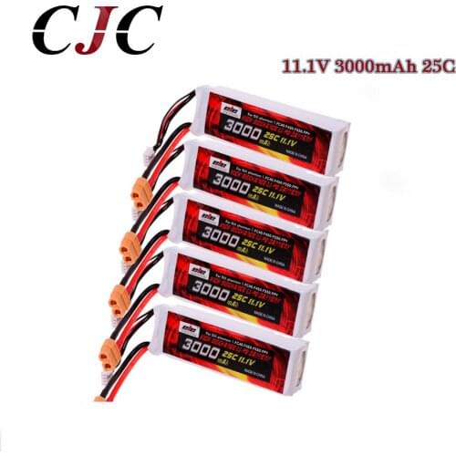 5PCS Upgrade Lipo Battery 11.1V 3000mah 25C XT60 Plug for DJI Phantom 1 FC40 DJI Flame Wheel F450 F550 FPV RC Quadcopter