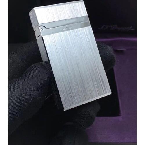 2021 100% Brand New Retro DuPont Bright Sound Kerosene Lighter Windproof Copper Body Cigarette