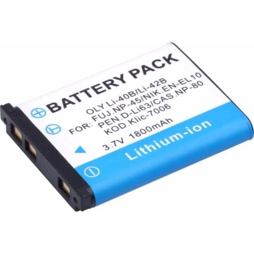Probty LI-40B LI-42B Li 40B 42B Battery for Olympus Stylus 1040 1050W 1060 1070 1200 7000 7010 7020 7030 7040 Tough 30 VR330