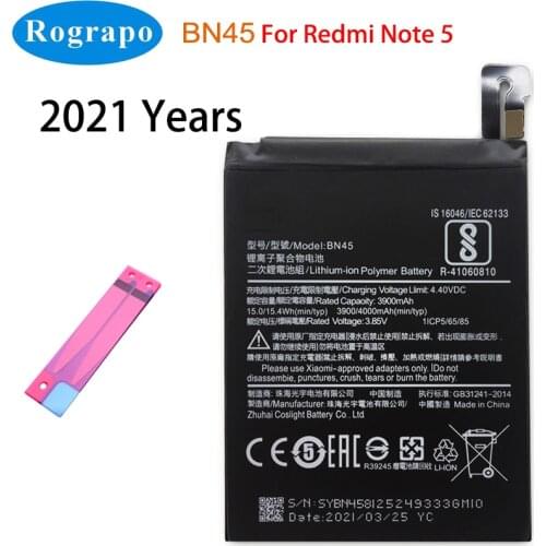 Rograpo Xiaomi Redmi Note Phone Batteries