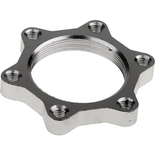 Alloy Bike Bicycle Threaded Hubs Disk Disc Brake Rotor 6Bolt Flange Adapter