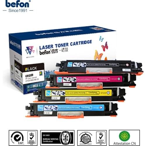Befon 4pcs CRG-329 CRG329 CRG 329 CRG729 729 129 Toner Cartridge Compatible for Canon Laser Toner LBP7010C 7010 LBP7018C LBP7018