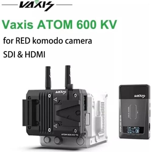 Vaxis ATOM 600 KV 600ft Wireless Transmission System SDI HDMI-Compatible Video image Transmitter Receiver for Camera RED komodo