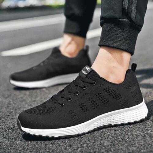 2021 Sneakers Women Shoes Flats Casual Ladies Shoes Woman Lace-Up Mesh Light Breathable Female summer for women sports shoes