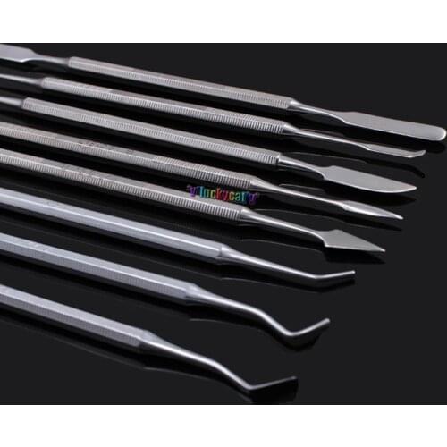 1Pcs Double Ends Dental Wax Carver Mixing Spatula Knife Composite Filling Resin Instruments Dentist Materials