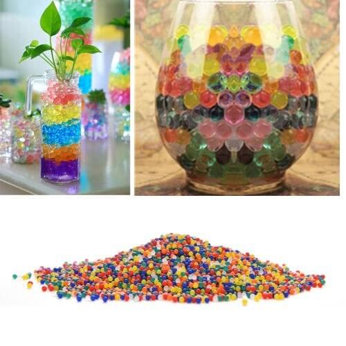 Best Quality 10Bags Grow Pearl Wedding Decor Crystal Soil Water Beads Mud Shaped Magic Balls