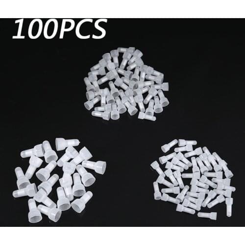 100pcs/set AWG 12-10 16-14 22-16 Durable Closed End Crimp Caps Terminals Wire Closed End Connectors