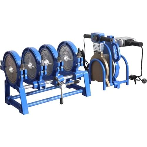 63-200 Hand Push Type Butt Welding Machine PE Fusion Welding Machine Pipe Hot Melt Machine Precision PE Butt Fusion Welder 220V