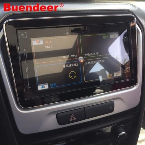 Buendeer 9 Inch Car Screen Protector Tempered Film For Suzuki Vitara 4th 2015 2016 2017 2018 Auto Screen Sticker Car Accessories