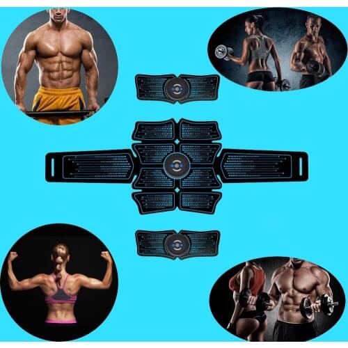 Electromagnetic Stimulation Of Muscles EMS Abdominal Vibrating Belt ABS Muscular Hip Trainer Massage Fitness Equipmen Home Gym
